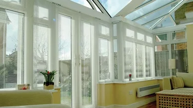 Heated conservatory.