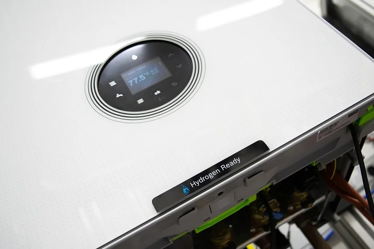Hydrogen-ready boiler prototype from Worcester Bosch